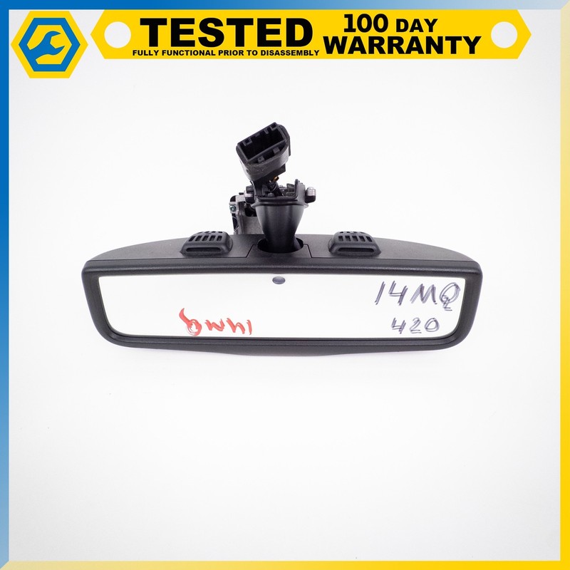 14-19 MASERATI QUATTROPORTE GHIBLI FRONT INTERIOR REAR VIEW MIRROR BLACK OEM