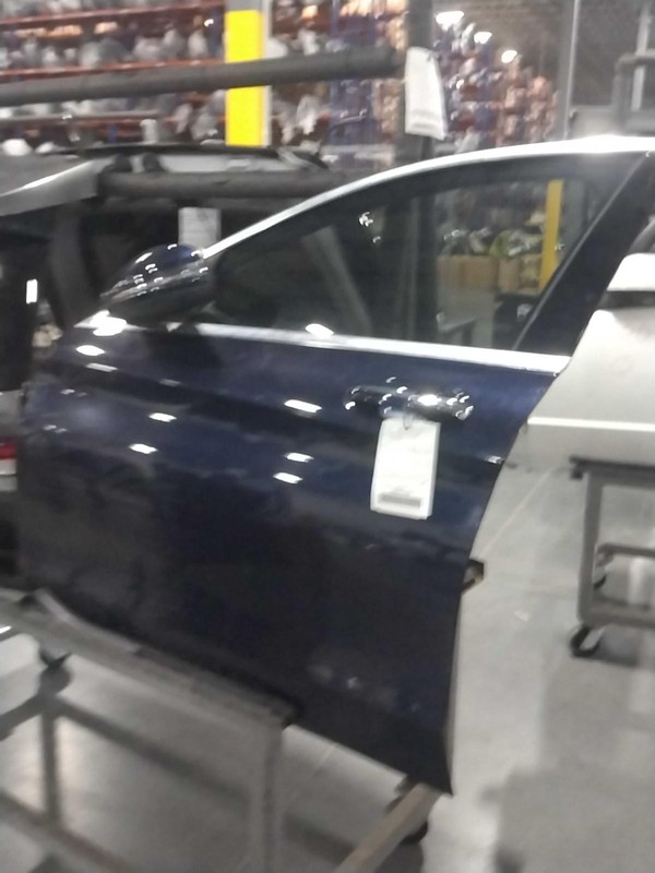 2016 Mercedes-Benz C-Class Blue Left Front Door 635148, 134K Miles, Used