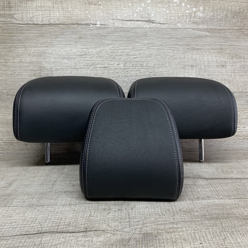 2013 2014 2015 2016 Lexus GS350 Rear Headrests LH Mid RH Set OEM Black SDN