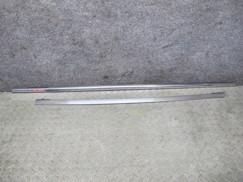 2014-2020 INFINITI QX60 REAR RIGHT DOOR WINDOW CHROME TRIM MOLDING SET OF 2