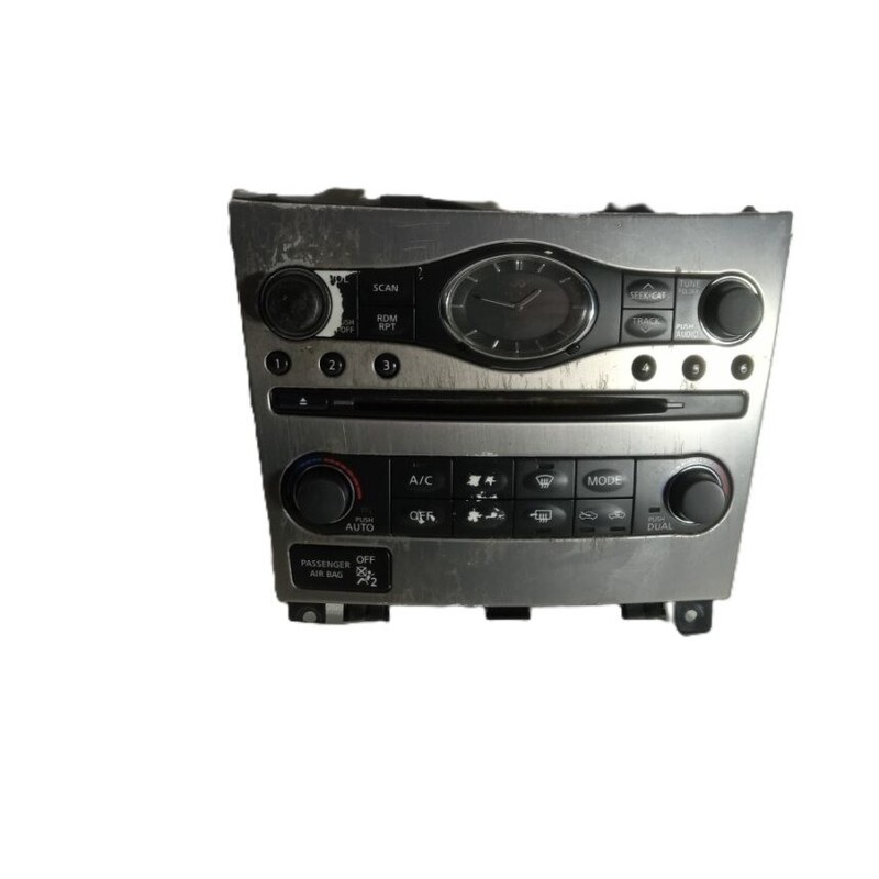 2011-2012 Infiniti G25 Dual Zone Climate Control Panel AC/Heater Radio OEM 10521