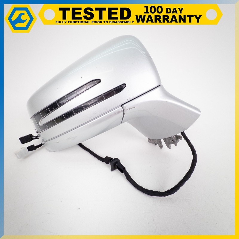 12-14 MERCEDES-BENZ CLS550 CLS500 RIGHT SIDE REAR VIEW DOOR MIRROR SILVER OEM