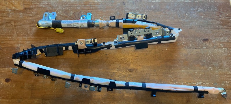 2012-2015 HONDA CIVIC SEDAN LEFT SIDE DRIVER UPPER CURTAIN ROOF AIRBAG AIR BAG