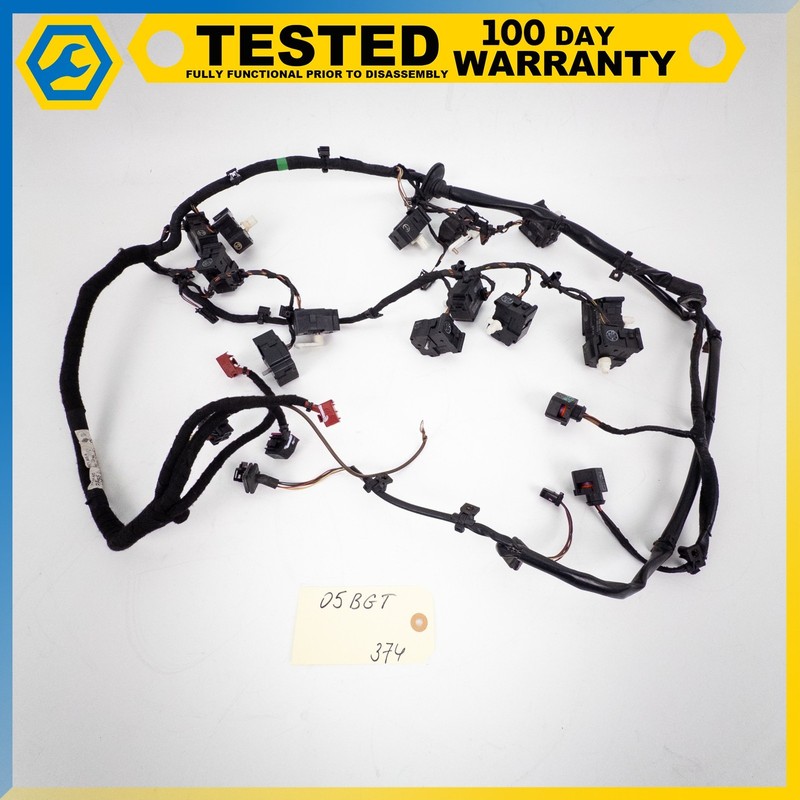 03-13 BENTLEY CONTINENTAL GT FLYING SPUR AC HEATER FLAP ACTUATOR WIRE HARNESS OE