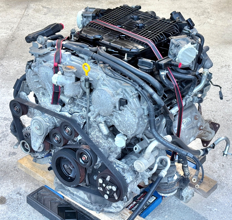 ✅ 2014-19 Infiniti Q50 3.7L V6 GAS 2WD COMPLETE ENGINE MOTOR ASSEMBLY 107K Miles