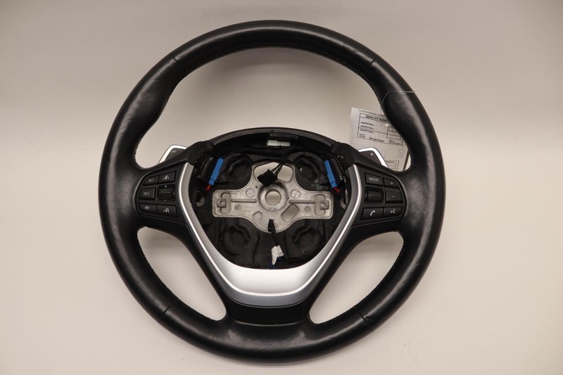 2018-2020 BMW 430I F30 F32 F33 STEERING WHEEL LEATHER W/ SHIFTER PADDLES OEM