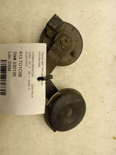 2008 TOYOTA PRIUS STD HORN PAIR
