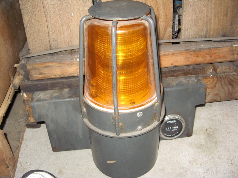 Vintage Explosion Proof Light Assembly w/ Crown Counter *FREE SHIPPING*