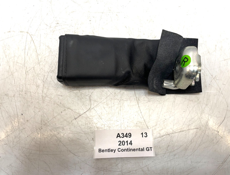 ✅ 03-18 OEM Bentley Continental GT Rear Right Passenger Seat Belt Buckle Black