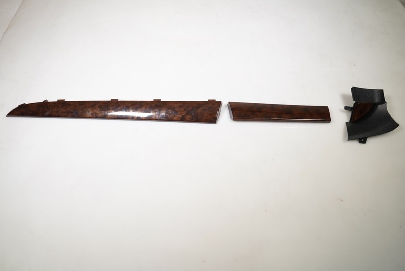 10-14 Subaru Legacy Front Dash Ornament Panel Side Molding Trim SET Wood Grain