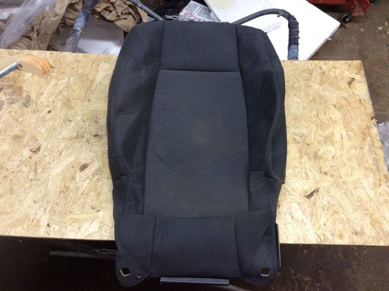 Jeep Patriot Front Left Driver Upper Seat Cover Black Cushion Cloth 07 - 15 :Y