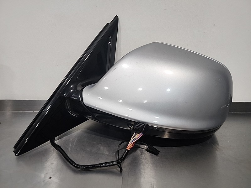 15 - 2017 Audi Q5 Driver Left Side View Mirror Blind Spot Power Fold 8R1857409AN
