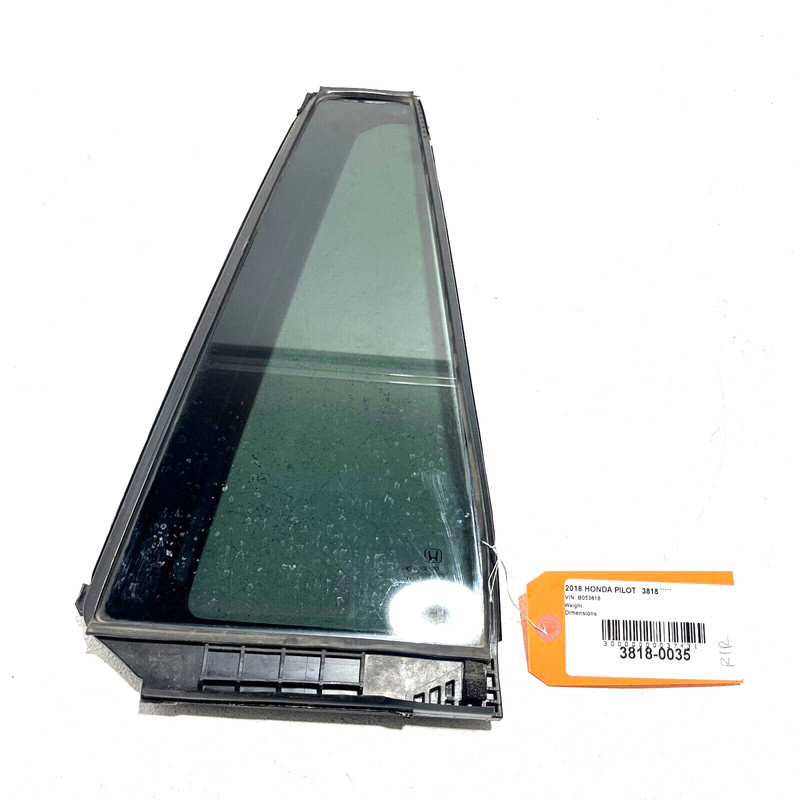 2016 - 2021 HONDA PILOT REAR RIGHT PASSENGER SIDE DOOR WINDOW CORNER GLASS OEM