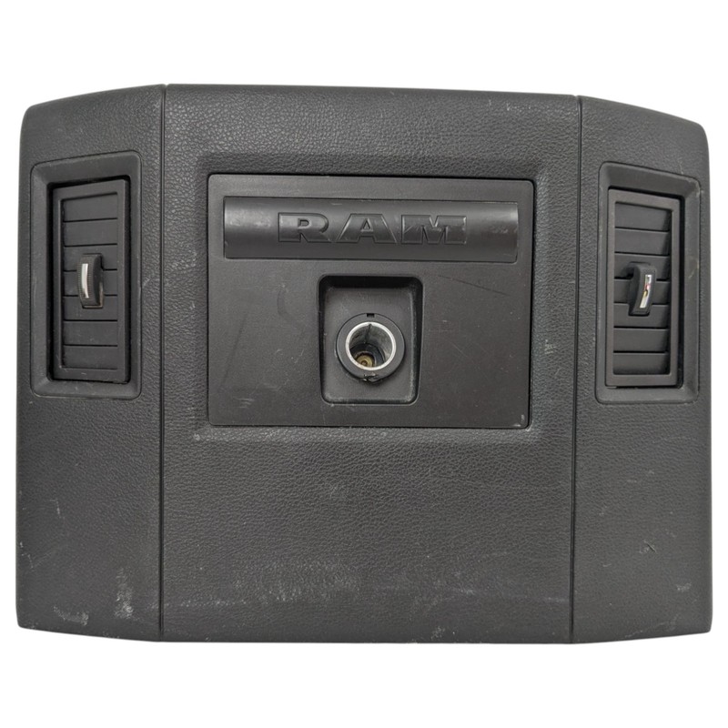 2013-2018 DODGE RAM 1500 2500 CENTER CONSOLE REAR TRIM PANEL VENTS BLACK