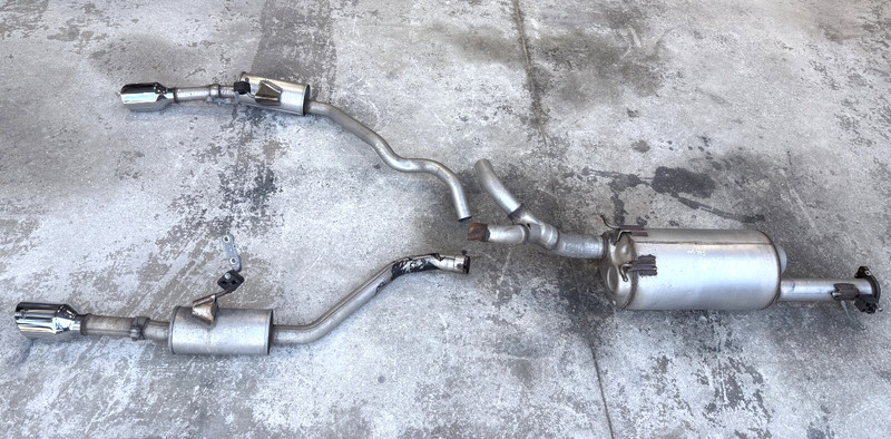 ✅ 2019-2025 RAM 1500 5th 5.7L HEMI OEM REAR EXHAUST SYSTEM MUFFLER PIPE TUBE 32K