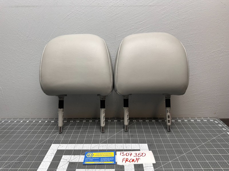 06-08 Lexus IS250 is350FRONT RIGHT AND LEFT SET SEAT HEADREST OEM