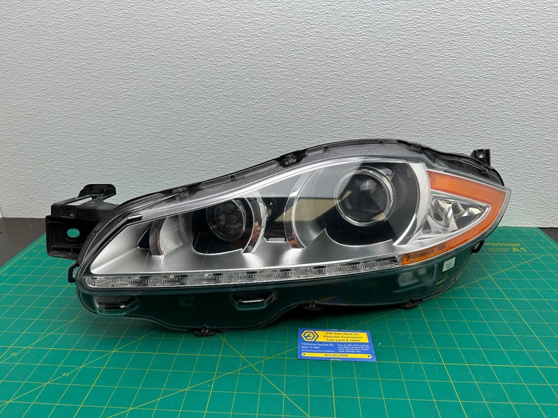 10-15 JAGUAR XJ XJL LEFT DRIVER SIDE HEADLIGHT LAMP AFS AW93113W030BE OEM