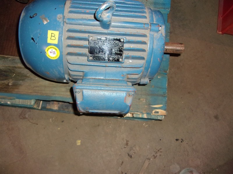 Weg 00536ET3E184T-W22 TE1BFXON 5HP 3Ph 3500RPM Motor *FREE SHIPPING*