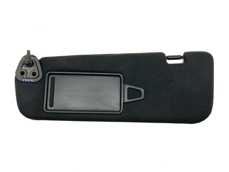 Left Driver Side Sun Visor Black Fits 2009-2016 Hyundai Genesis Coupe 64942