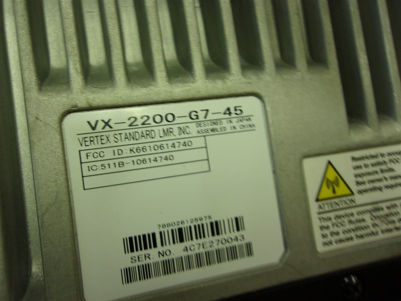 Vertex Standard VX-2200-G7-45 Radio *FREE SHIPPING*