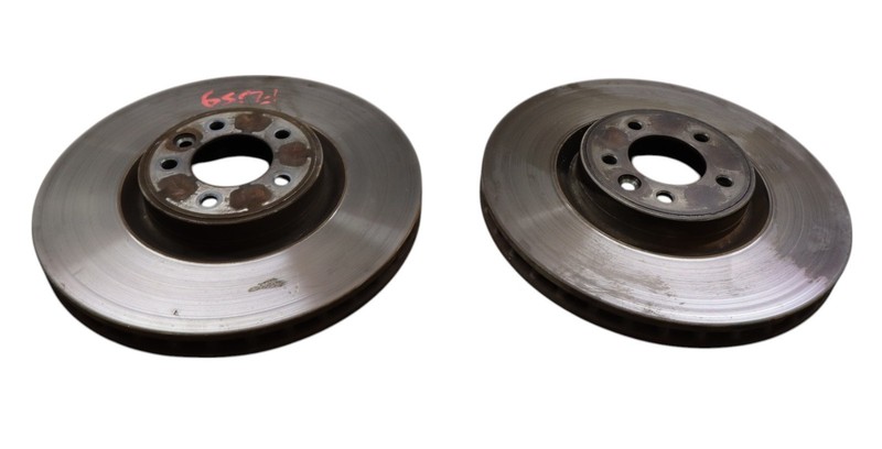 10-17 LR Range Rover Sport Front Left & Right Side Brake Rotors Disc Set Oem