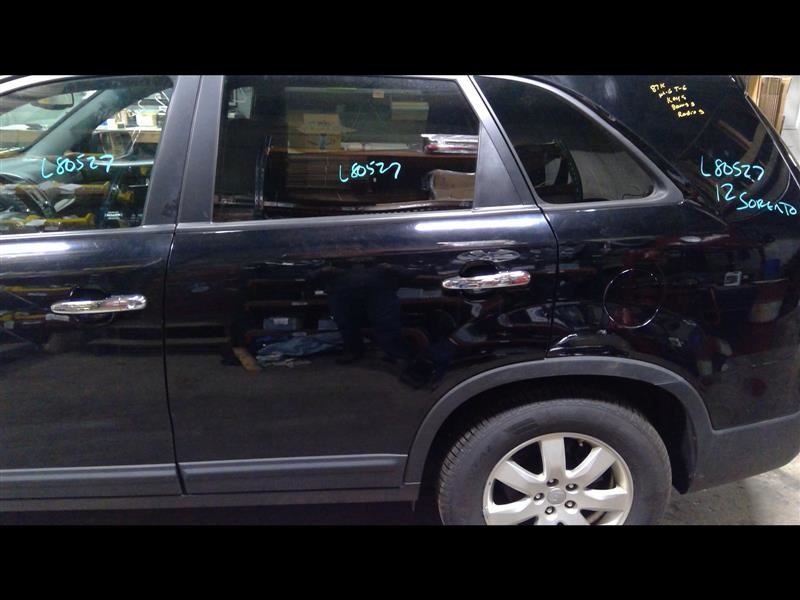 Driver Rear Door Black Fits 11-13 SORENTO Paint Code EB 642760