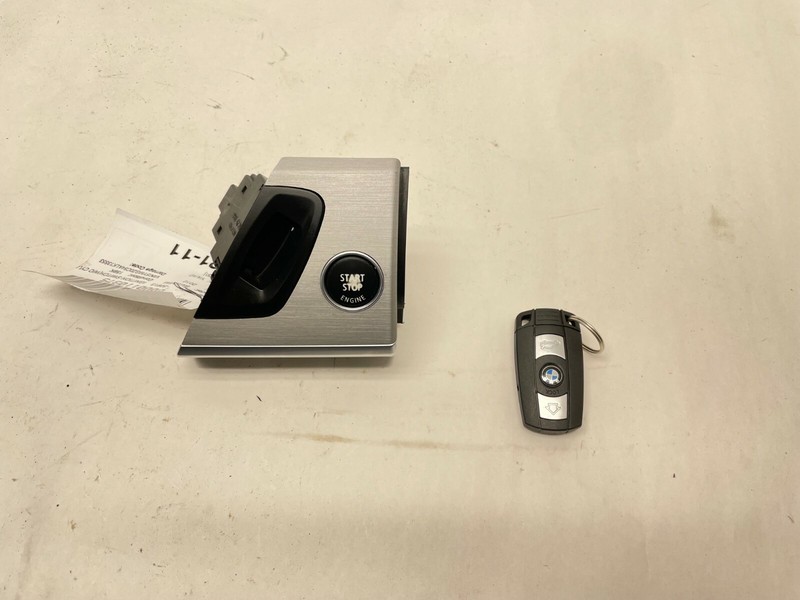 2010-2014 BMW X5 X6 M-SPORT X6M IGNITION PUSH START BUTTON W/ KEY OEM