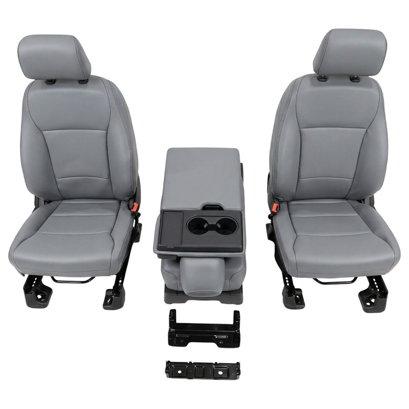 Ford SUPER DUTY Front Bucket Seats CREW CAB w/ JUMP SEAT VINYL Replacement OEM