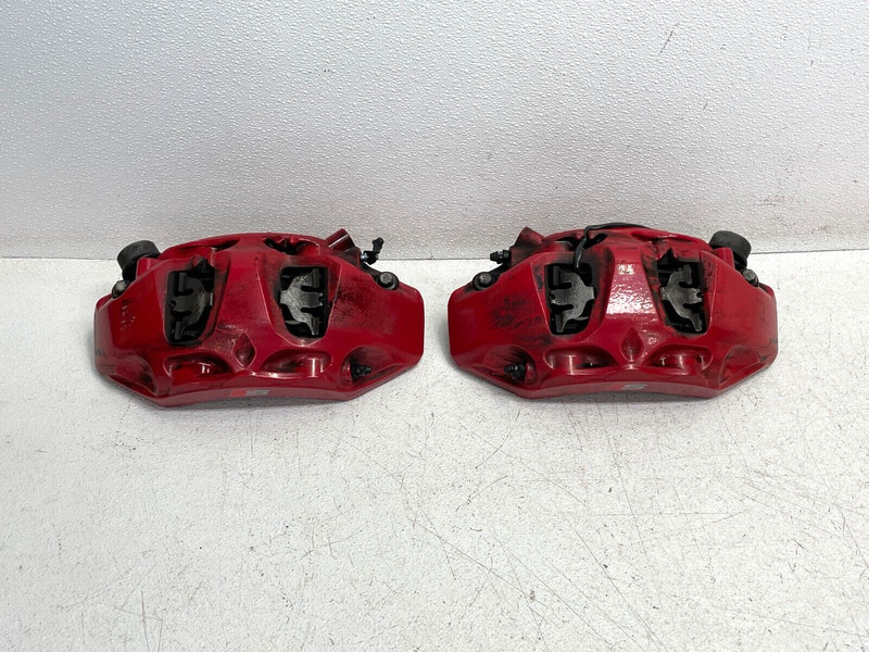 18 19 20 Audi S5 Front Left & Front Right Brake Caliper Set Red 1433 OEM