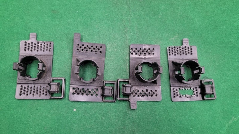 2014 2015 2016 AUDI A6 S6 Rear Bumper Parking Sensor Holder Brackets Cover OEM