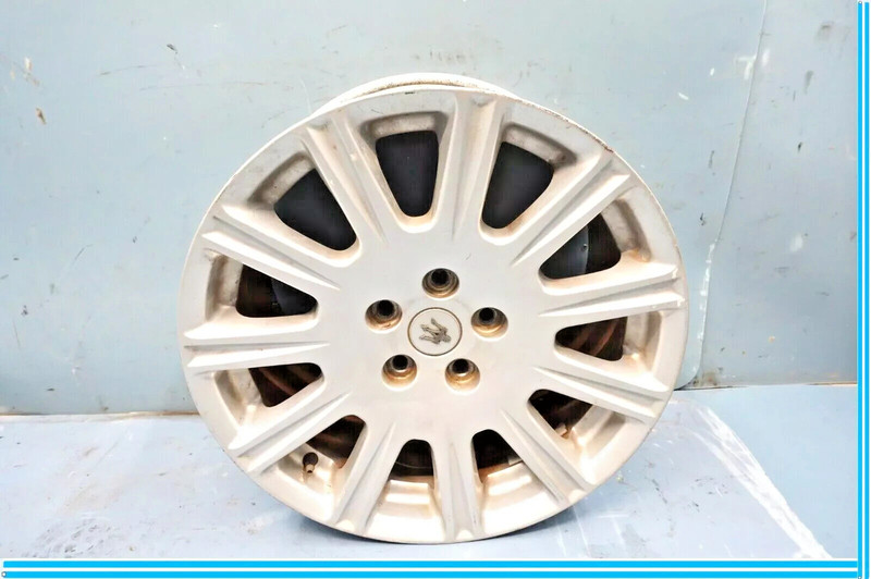 05-14 Maserati Quattroporte M139 10.5 x 18 18" Rear Alloy Wheel Rim Silver OEM
