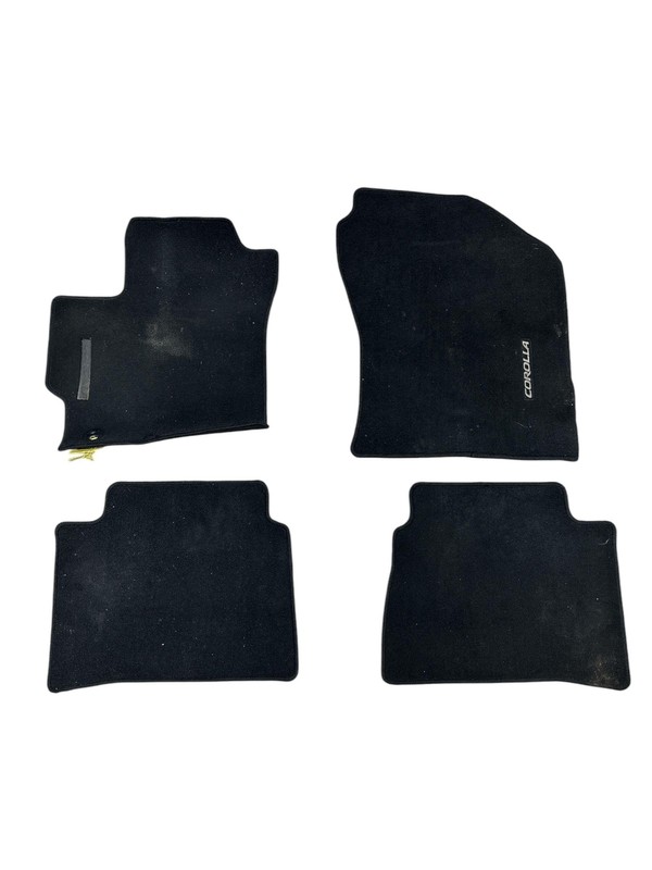 Toyota Corolla floor mats 2020 to 2024 complete set of mats 4 assembly black OEM