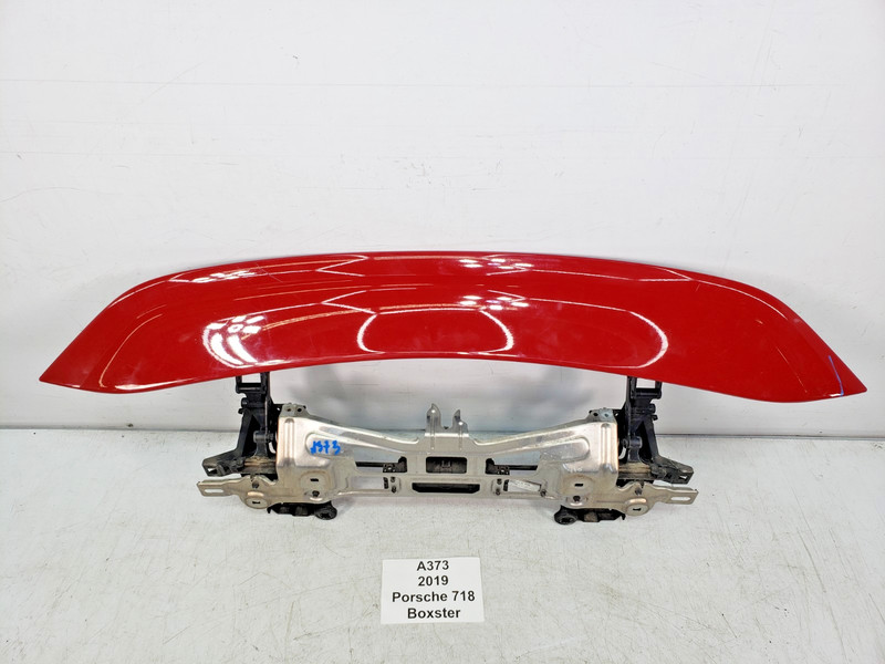 ✅ 17-24 OEM Porsche 718 Boxster 982 Rear Trunk Lid Liftgate Spoiler Wing Red *