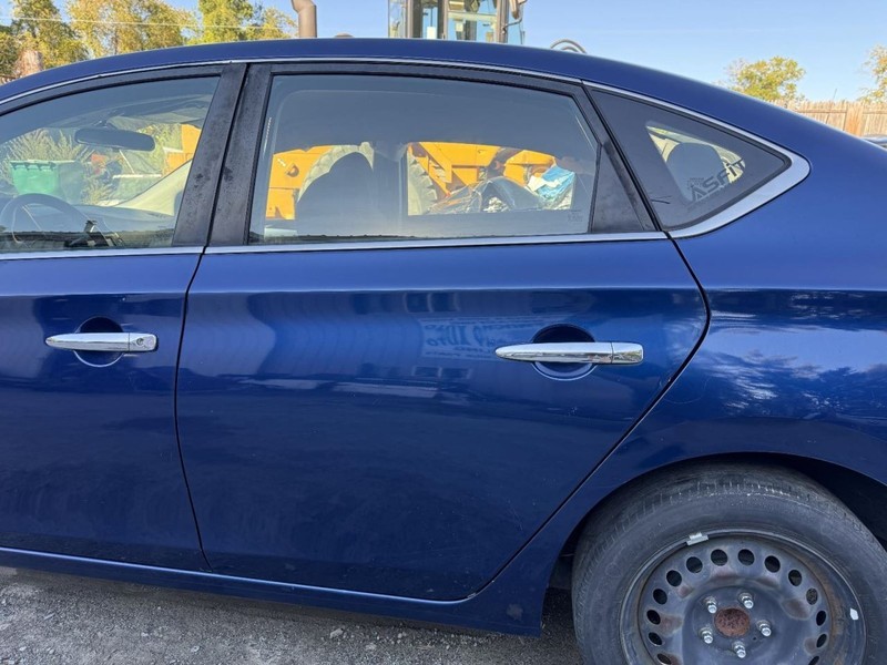2013-2019 Nissan Sentra Left Driver Side Rear Door Repainted Blue