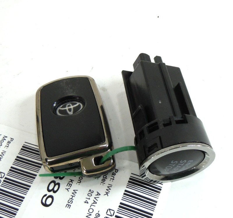 13-18 Toyota Avalon 3.5L Ignition Push Stop Start Control Switch W/ Key Fob OEM