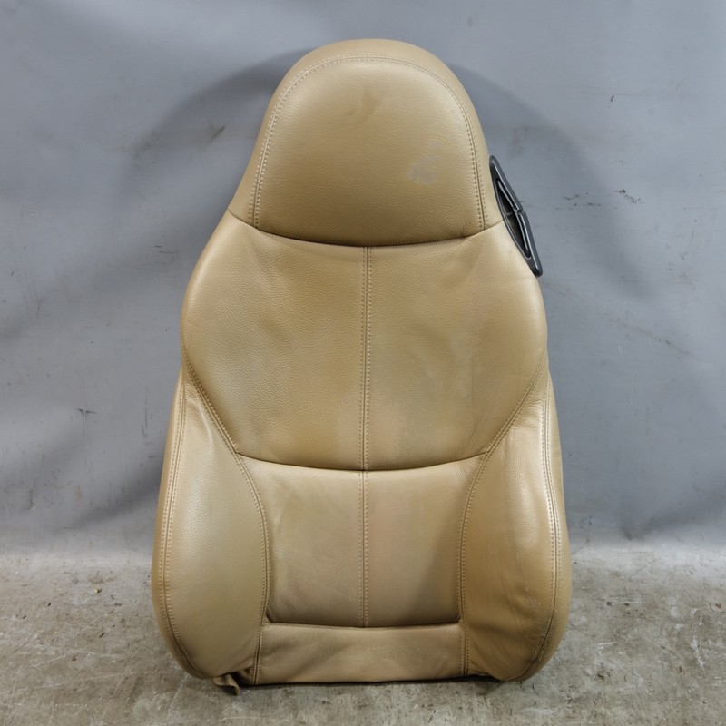 99-02 BMW Z3 Roadster Left Front Drivers Sport Seat Backrest Beige Leather OEM