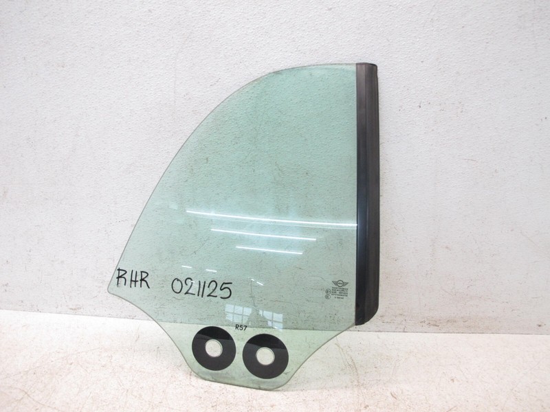09-15 MINI COOPER S R57 CONVERTIBLE QUARTER GLASS WINDOW RIGHT REAR OEM 021125