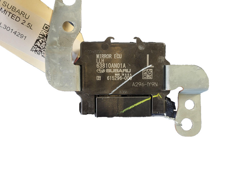 Used Oem SUBARU Front Left Mirror Control Module 63810AN01A for 2020 LEGACY 2.5L