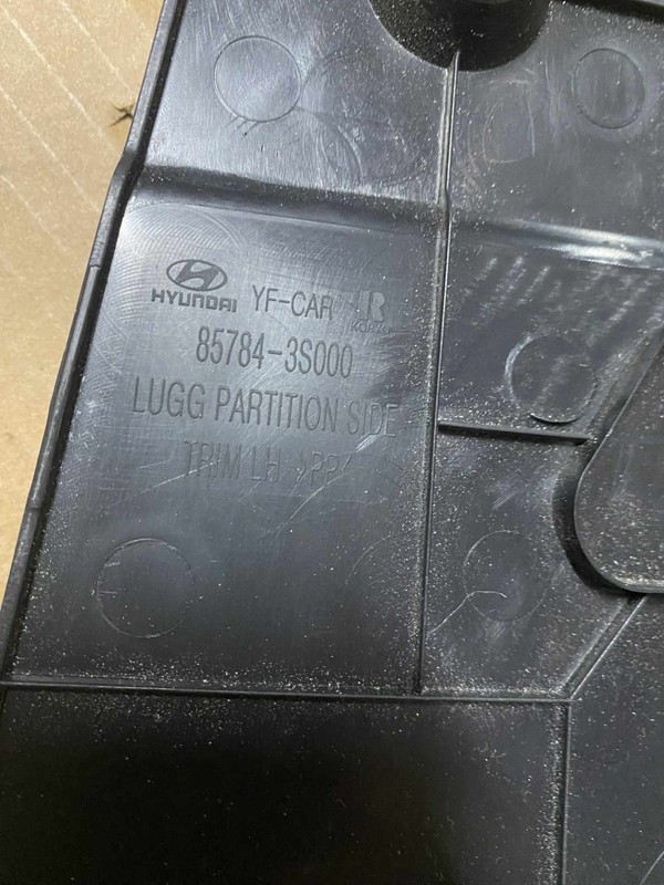 2011-2014 HYUNDAI SONATA PARTITION TRIM LUGGAGE REAR LEFT SIDE 85784-3S000 OEM*