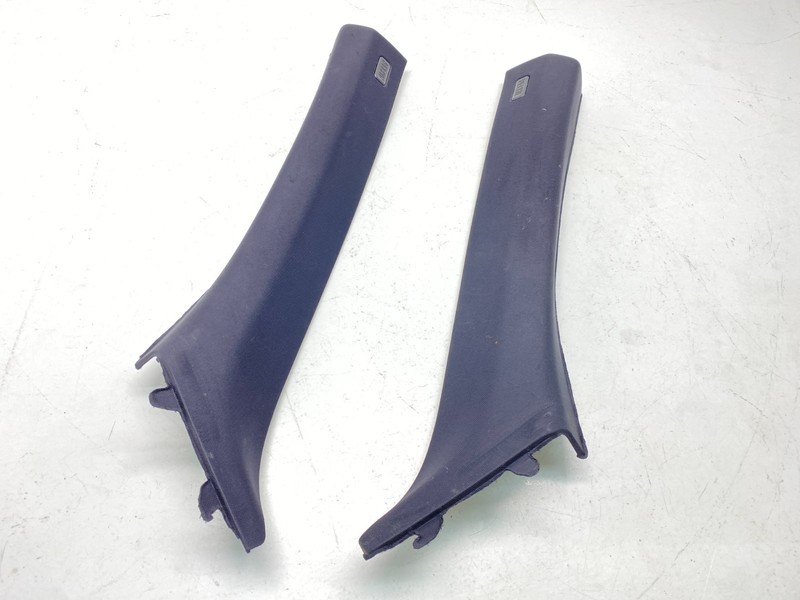 07-13 BMW E92 328 335 M3 CPE Front Left Right A Pillar Trim Cover Black Set OEM✅
