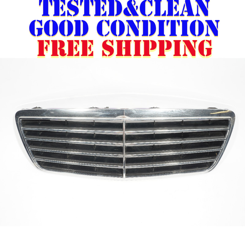 2003 - 2006 MERCEDES-BENZ E500 W211 FRONT UPPER GRILLE 2108800683 OEM