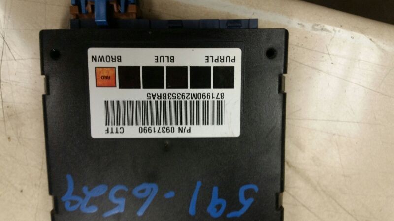 Chassis ECM Body Control BCM Left Hand Dash Fits 01 ASTRO 91230