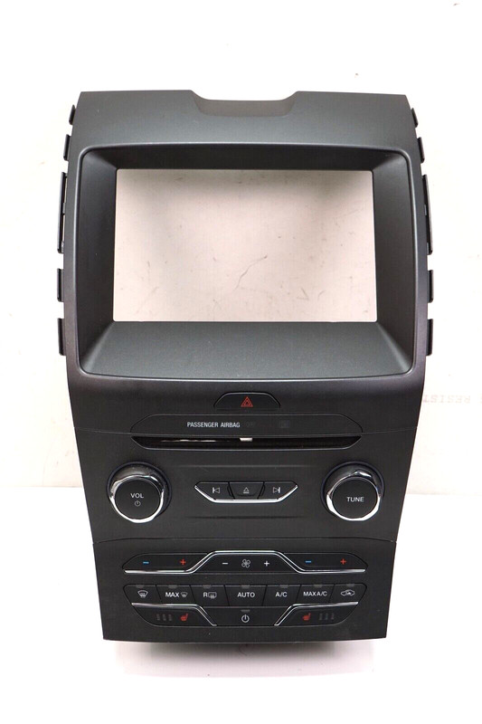 FORD EDGE Heater Climate Control Radio CD Control Dash Bezel OEM 2015 - 2018