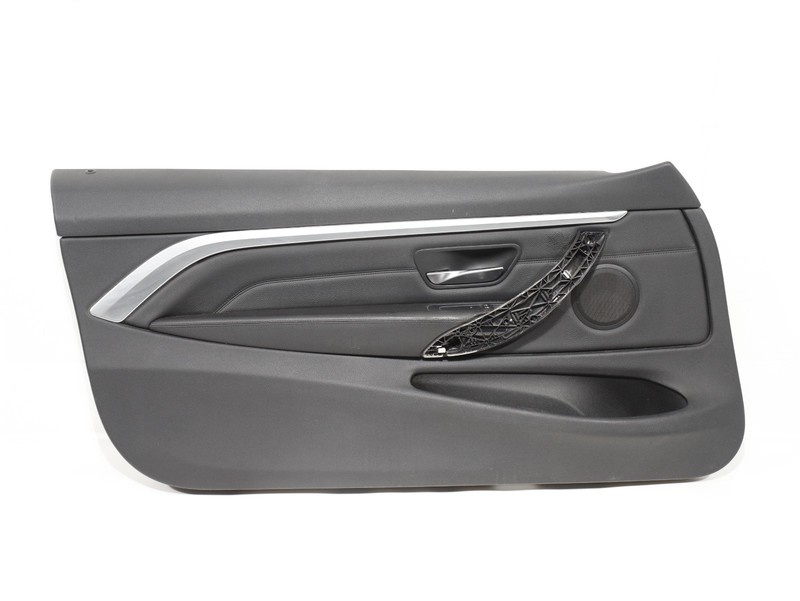 2014-2016 BMW F32 428i 435i Front Left Side Interior Door Cover Panel Black OEM