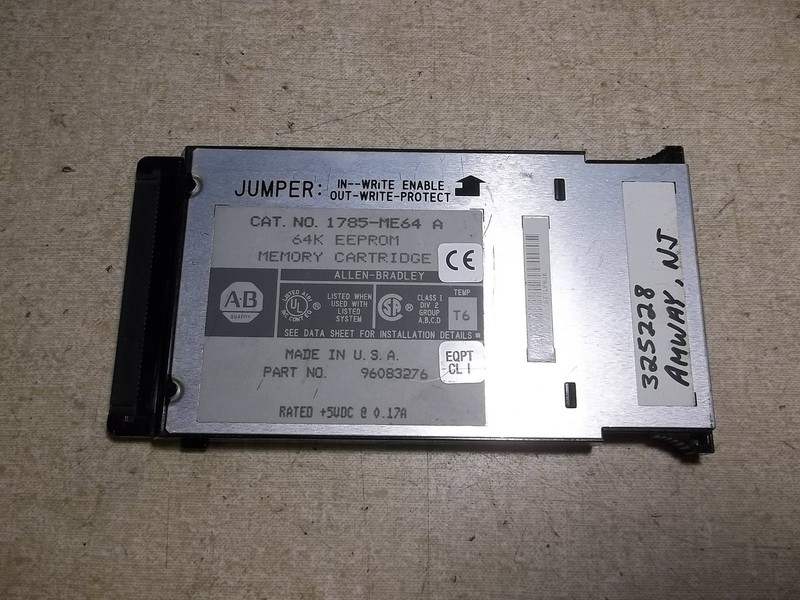 Allen Bradley 96083276 Memory Cartridge 64K Eprom *FREE SHIPPING*