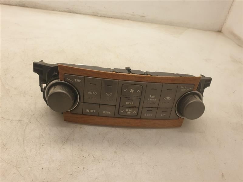 08-10 TOYOTA HIGHLANDER LIMITED TEMPERATURE CONTROL UNIT ASSEMBLY
