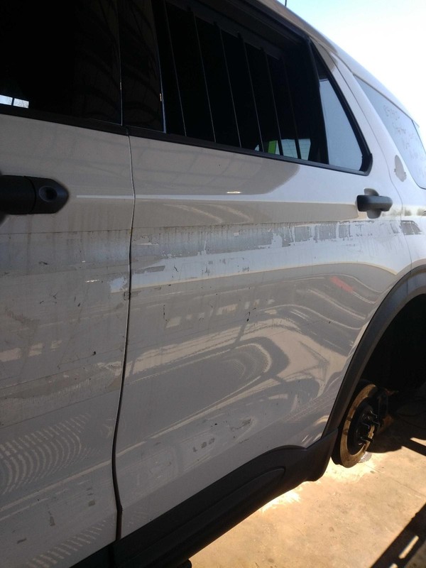 2020 Ford Explorer Left Rear Door White - Used, Scratches, 89k Miles