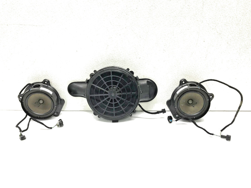 00-02 Mercedes W220 S600 Bose Rear Subwoofer Sub Woofer Bass Speaker Set OEM