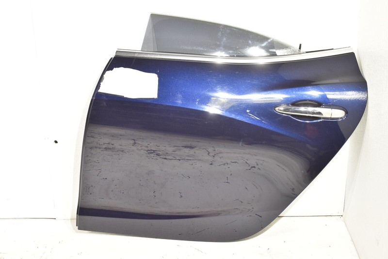 14-18 Maserati Ghibli Rear Driver Door With Glass Aa6548
