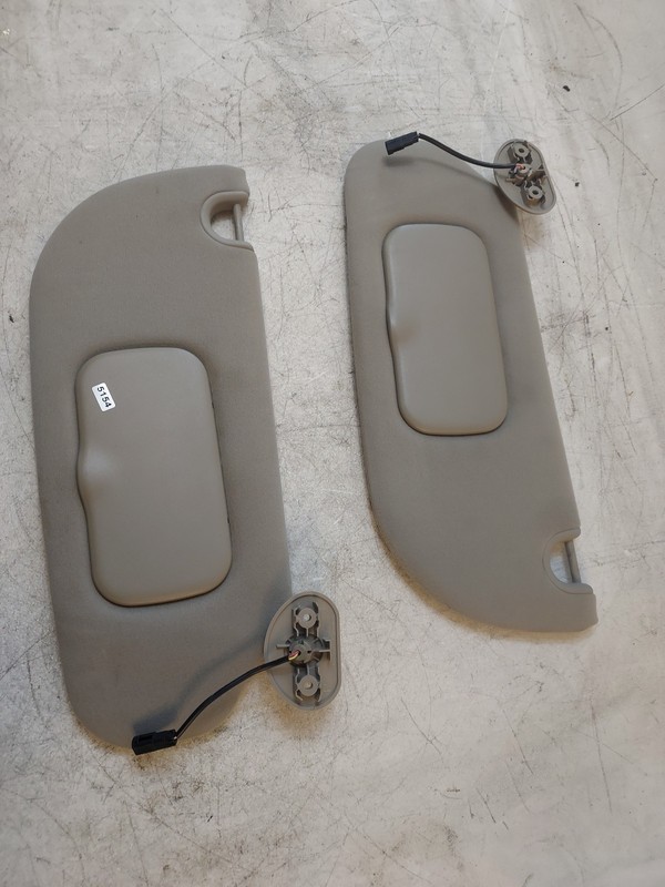 06-09 FORD EXPLORER SUN VISOR SET PAIR LEFT RIGHT DRIVER PASSENGER powered oem